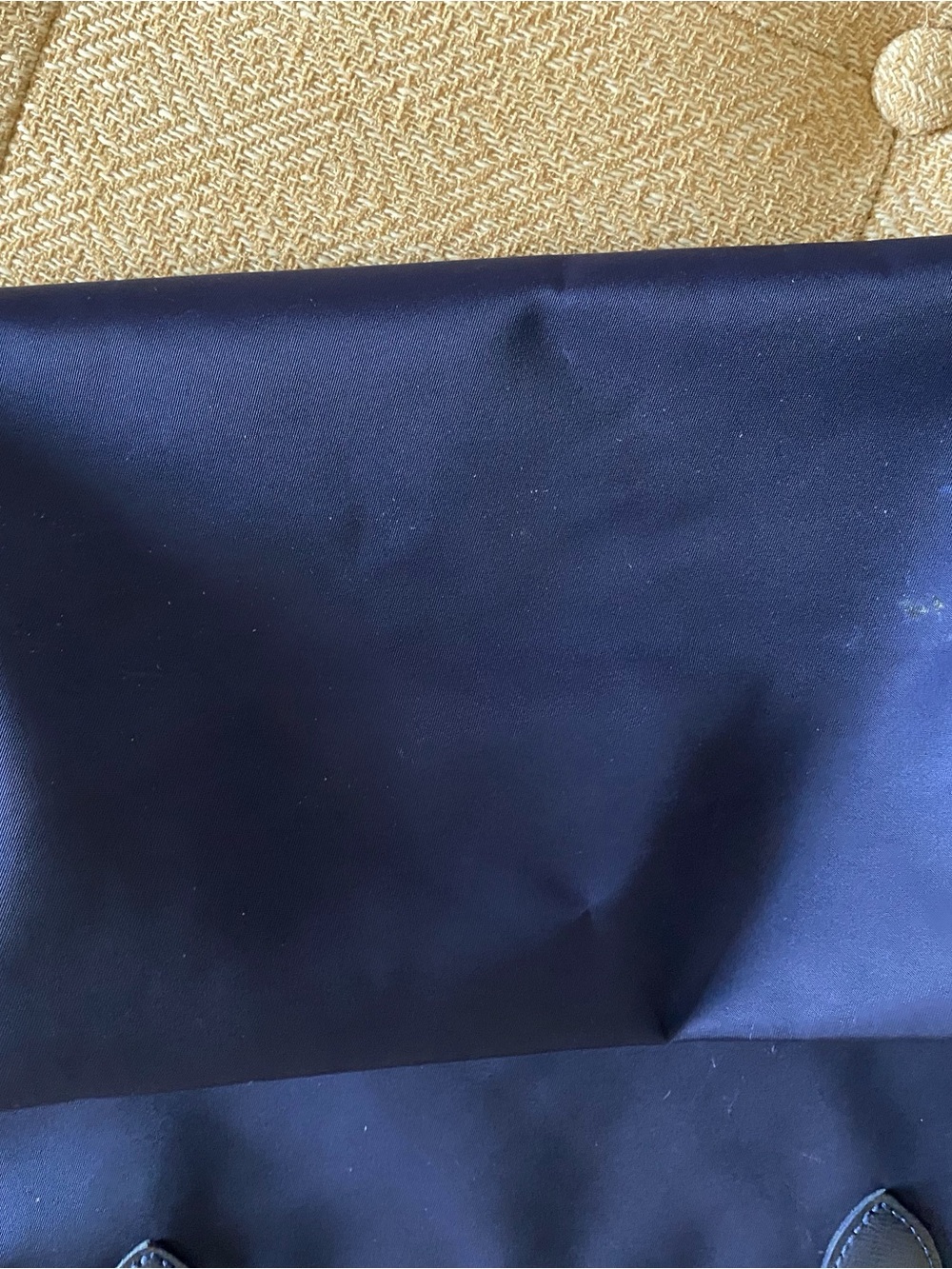 Longchamp Le Pliage Navy Blue 2 Two Way Handle Crossbody Nylon Bag Tote - Picture 5 of 15
